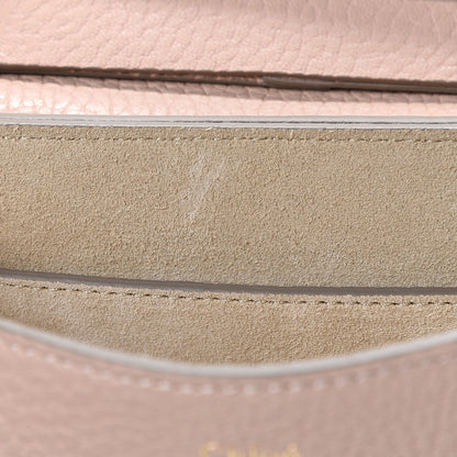 Chloe Grained Lambskin Mini Drew Shoulder Bag Cement Pink 8 of 11