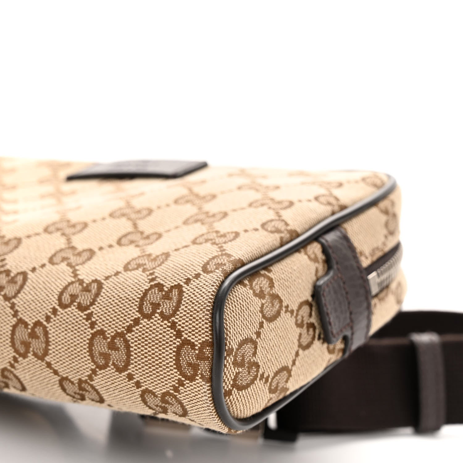 Gucci Monogram Belt Bag Dark Brown 10 of 10