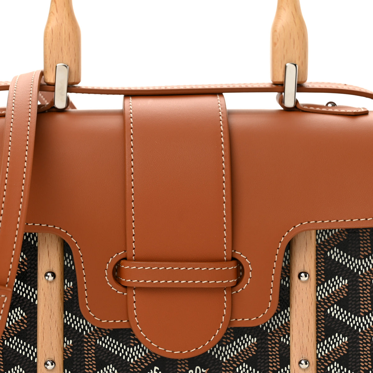 Goyardine Structure Mini Saigon Black Gold