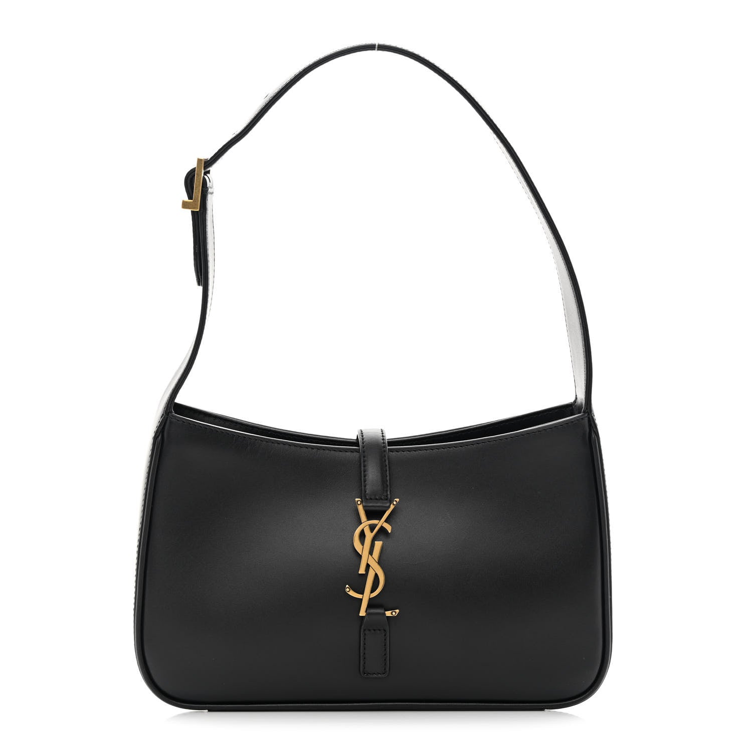 Saint Laurent Smooth Calfskin Le 5 A 7 Hobo Black 1 of 11