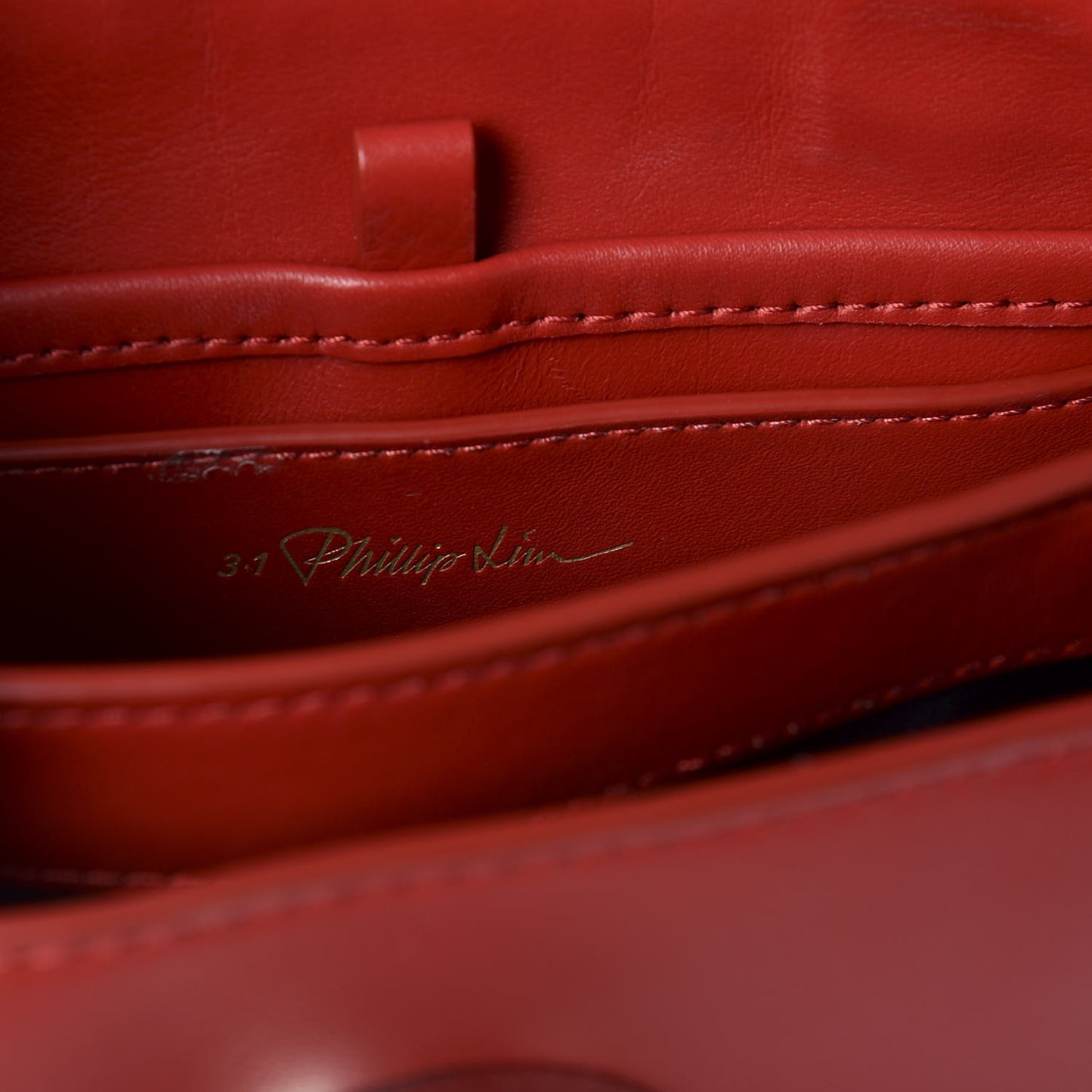 3.1 Smooth Calfskin Mini Alix Top Handle Satchel Red