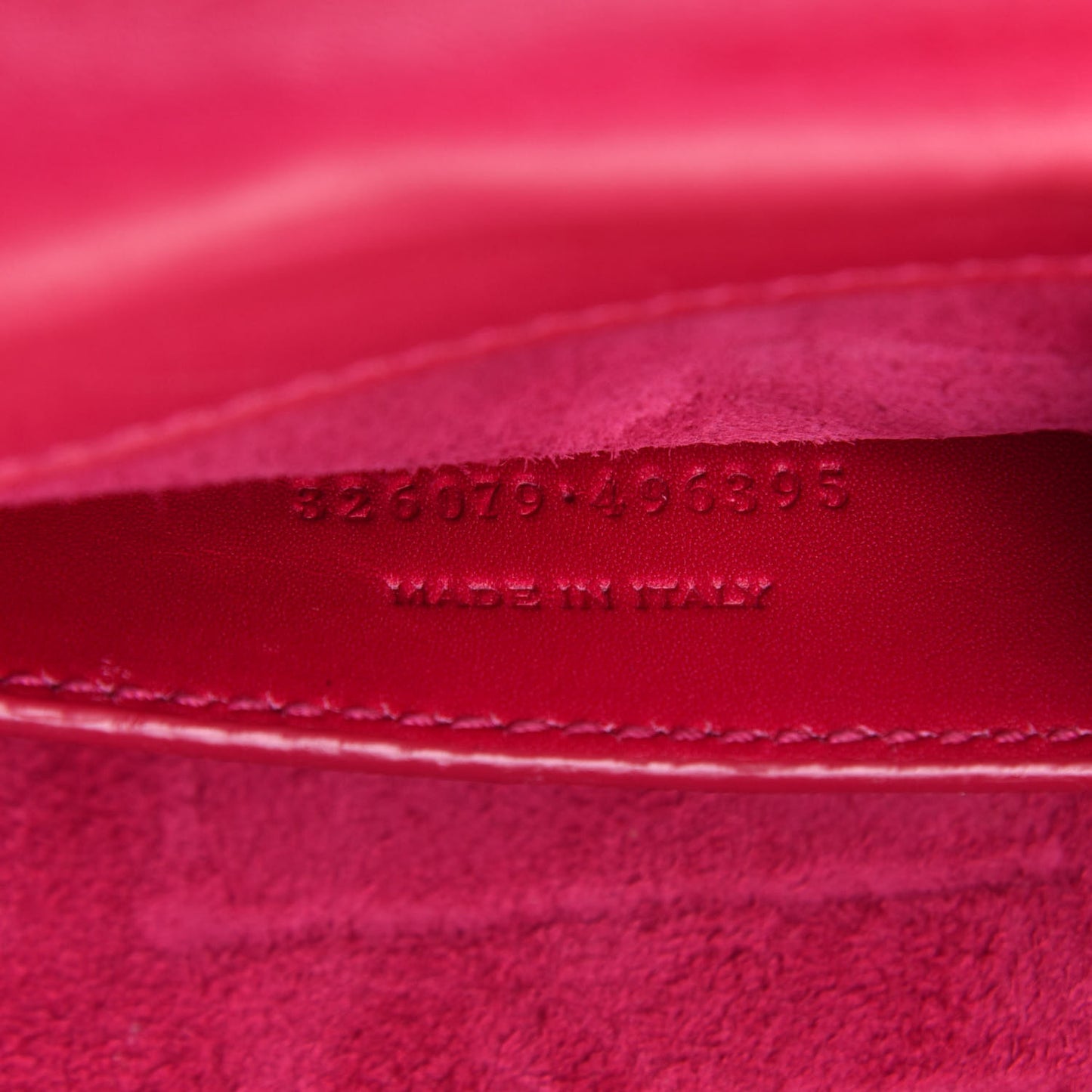 Calfskin Classic Monogram Cassandre Clutch Fuchsia