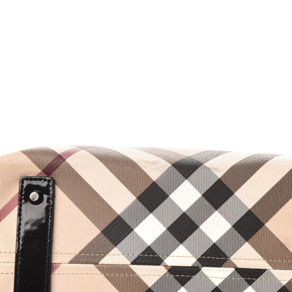 Burberry Nova Check Small Nickie Tote Black 14 of 18