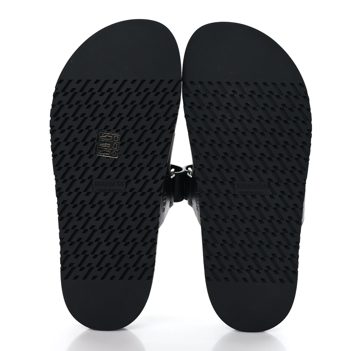 Calfskin Womens Chypre Sandals 38.5 Black