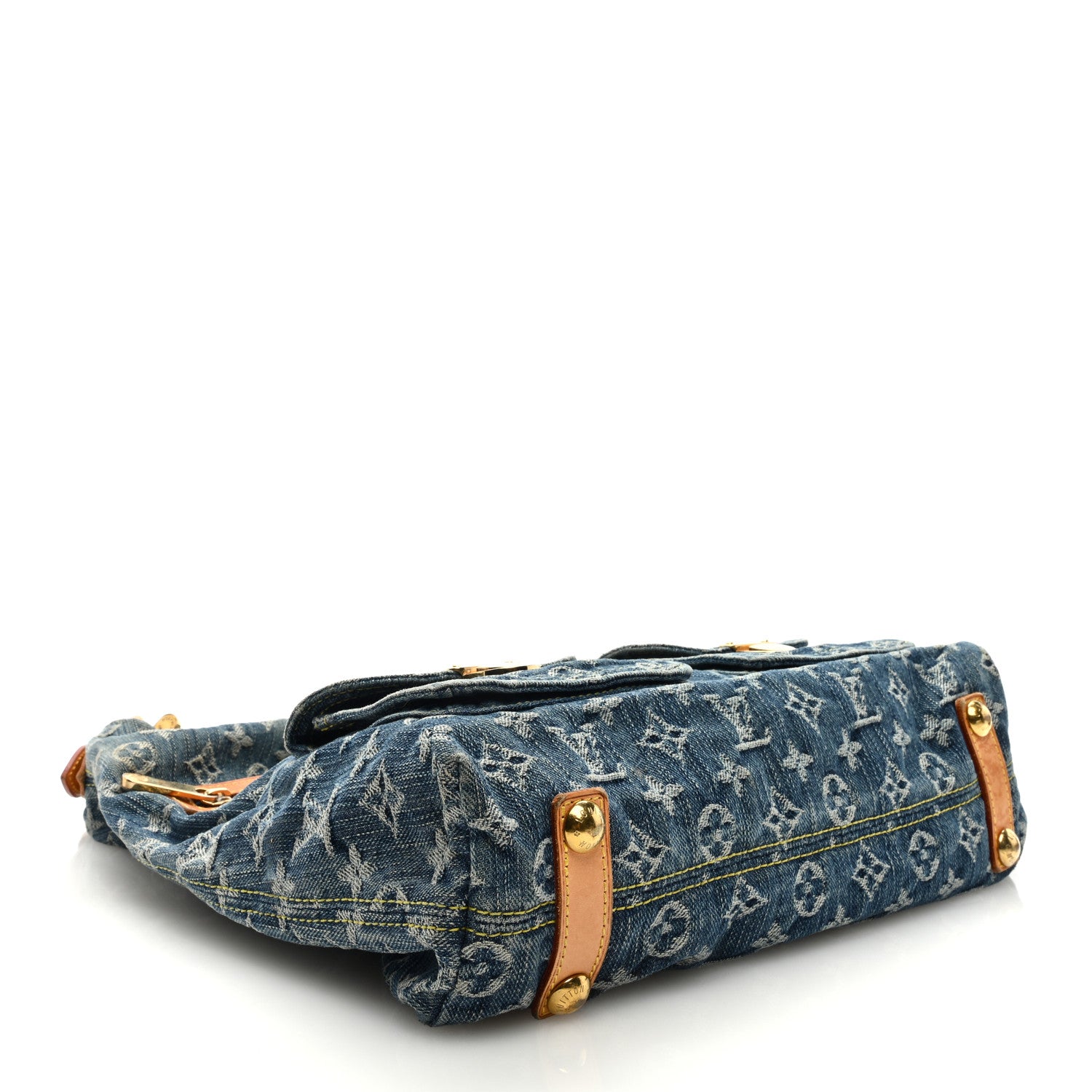 Louis Vuitton Denim Baggy GM Blue 4 of 10
