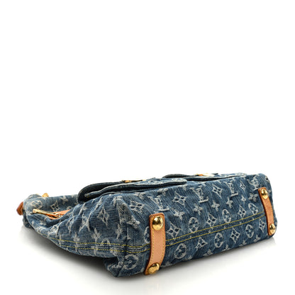 Louis Vuitton Denim Baggy GM Blue 4 of 10