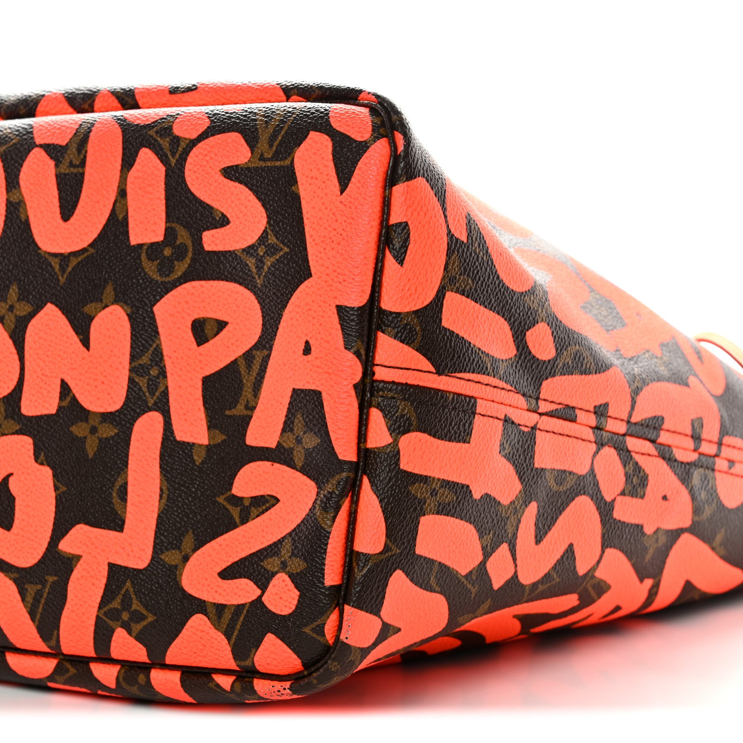 Louis Vuitton Monogram Graffiti Neverfull GM Orange 10 of 12