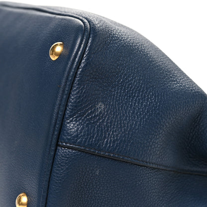 Prada Vitello Phenix Shopping Tote Baltico 10 of 11