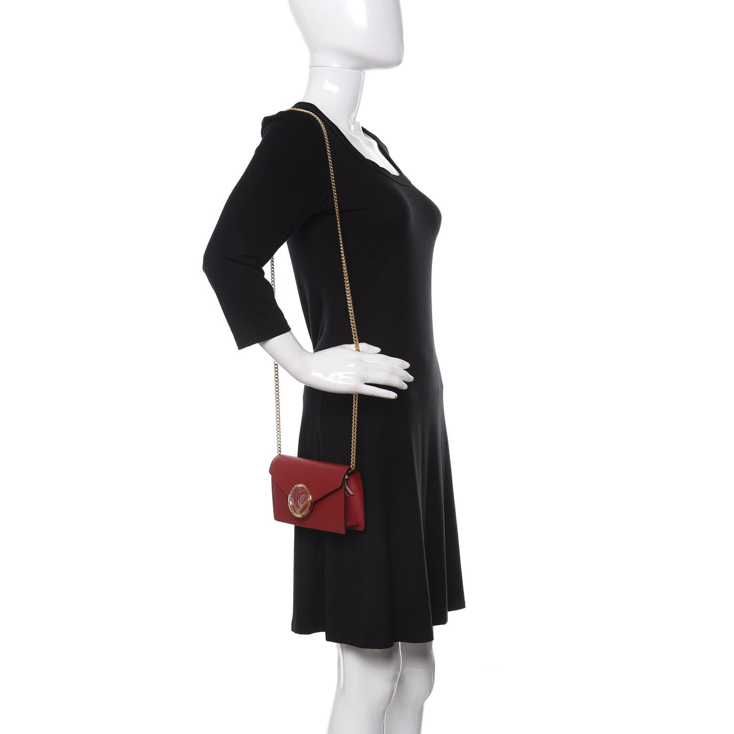 Fendi Vitello Cruise F is Fendi Envelope Belt Bag Fragola 2 of 11