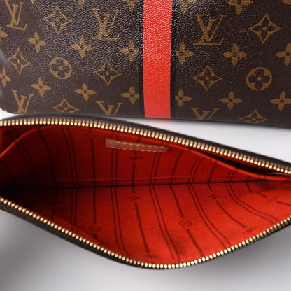 Louis Vuitton Monogram My LV Heritage Neverfull MM Rouge Black 8 of 12