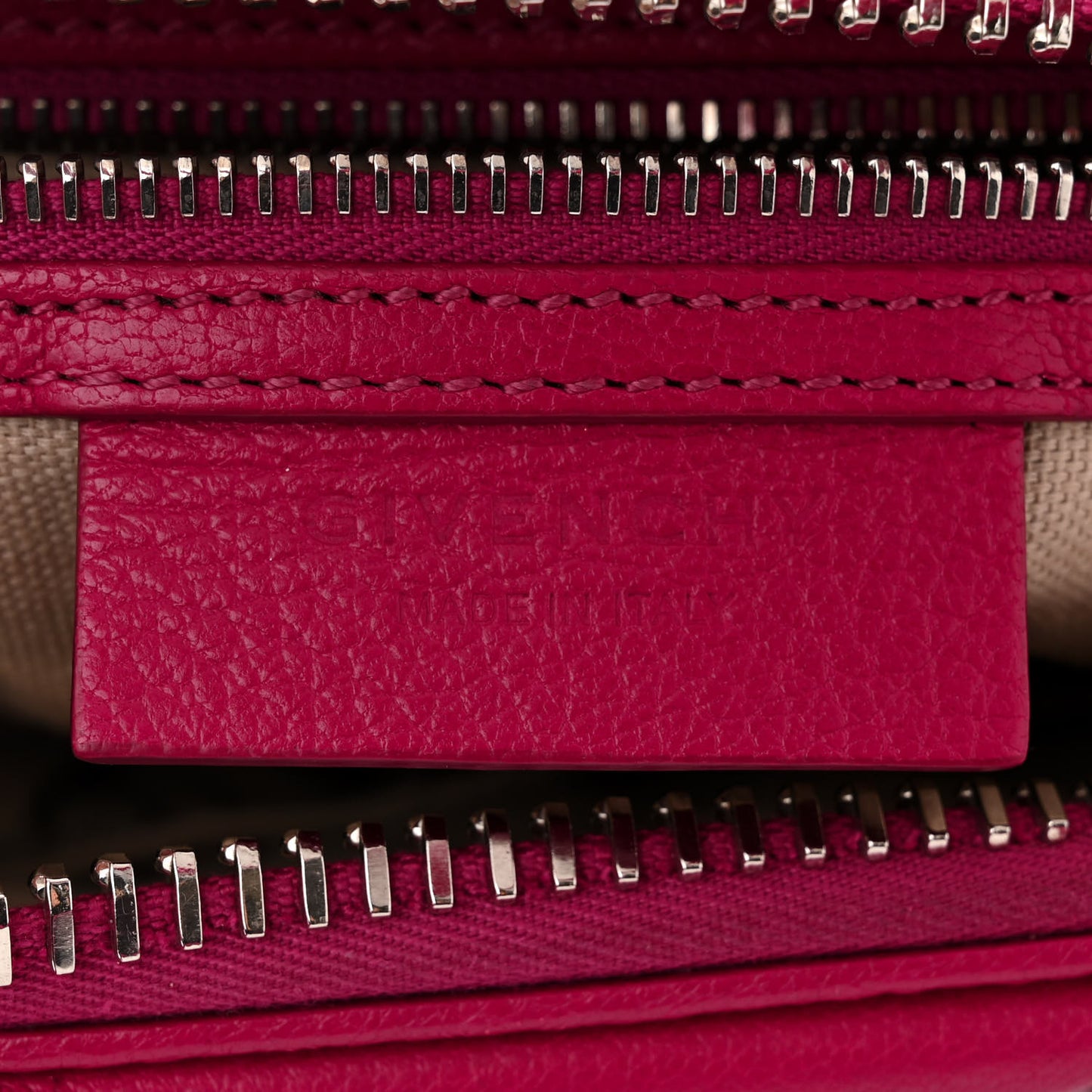 Sugar Goatskin Mini Antigona Fushia