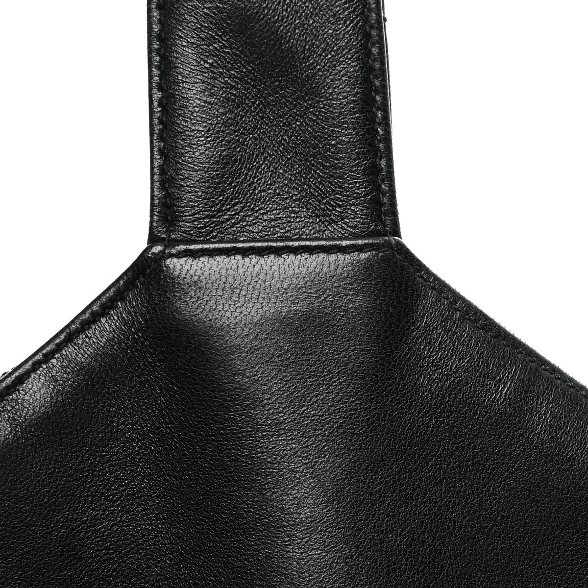 Lambskin Quilted Maxi Icare Shopping Tote Black