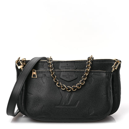 Louis Vuitton Empreinte Monogram Giant Multi Pochette Accessories Black 1 of 9