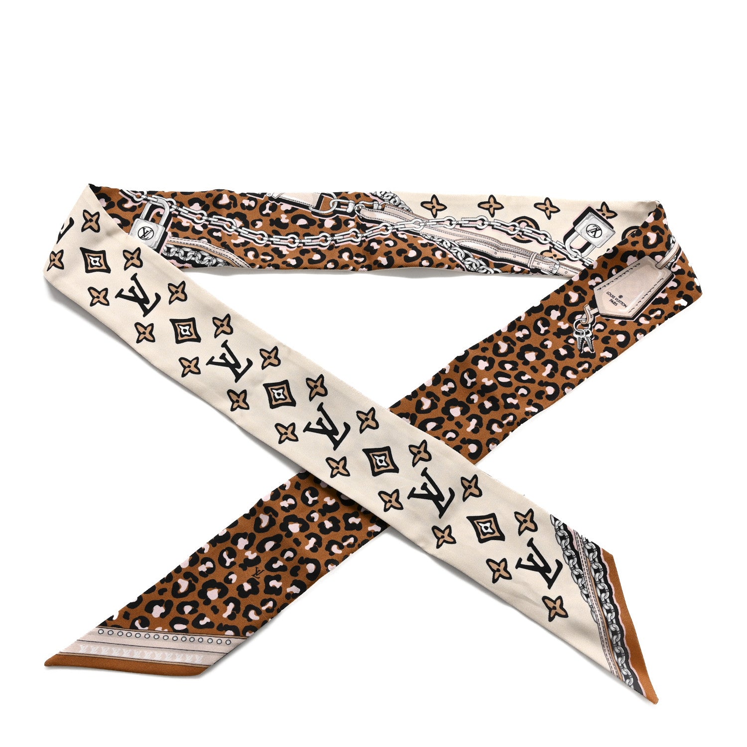 Louis Vuitton Silk Monogram Wild At Heart BB Bandeau Cream 1746552 ...