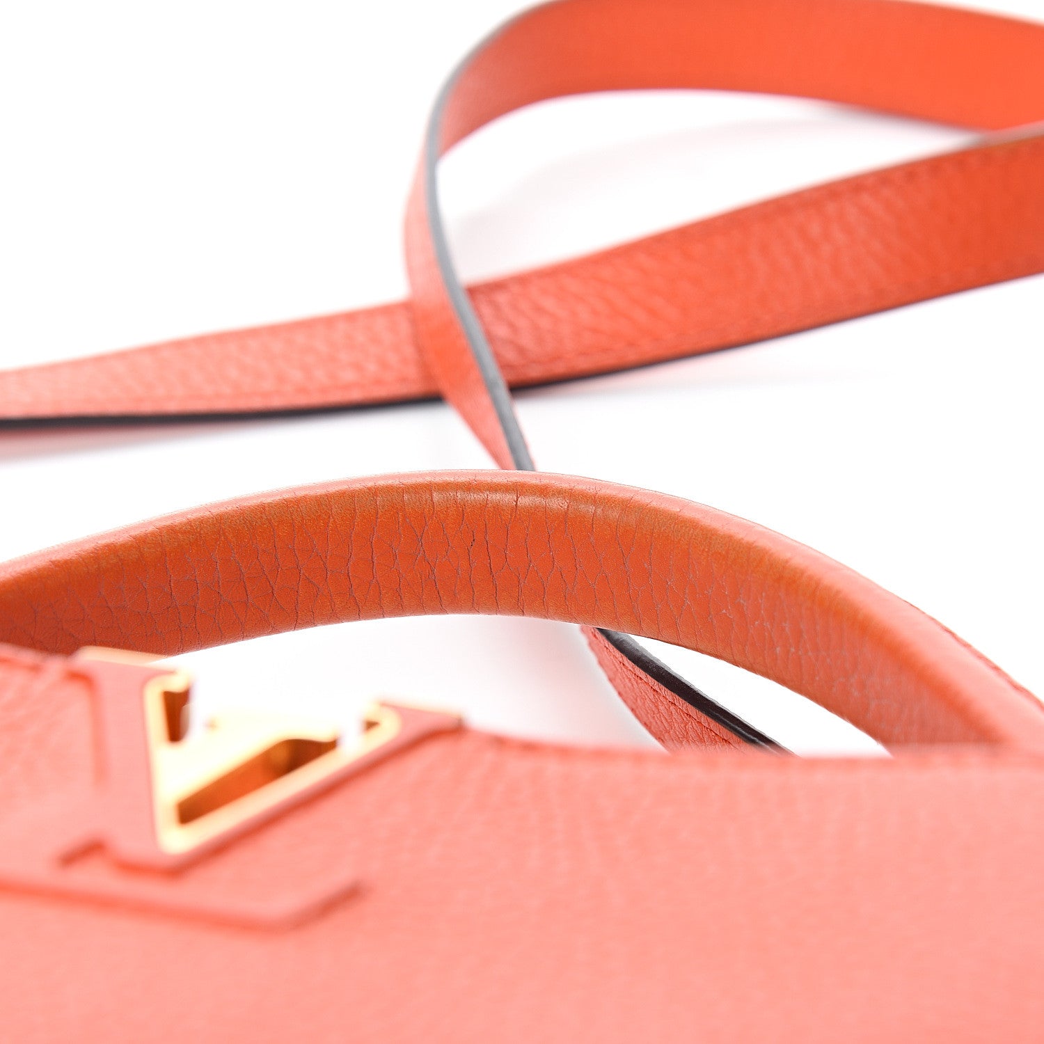Louis Vuitton Taurillon Capucines BB Clementine 9 of 10