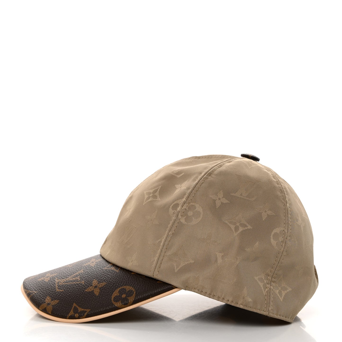 Monogram Polyester Silk LV Get Ready Cap M Beige