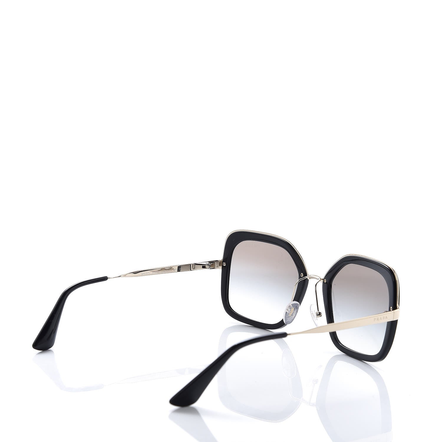 Prada Sunglasses SPR 57U Black 4 of 6