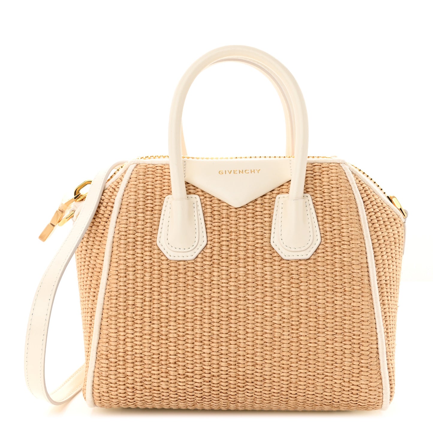 Raffia Mini Antigona Natural