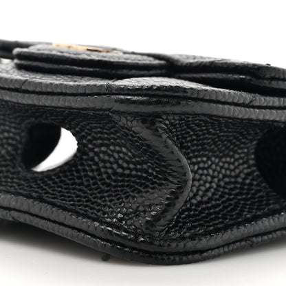 Chanel Caviar Quilted Airpods Pro Case Black 10 of 14