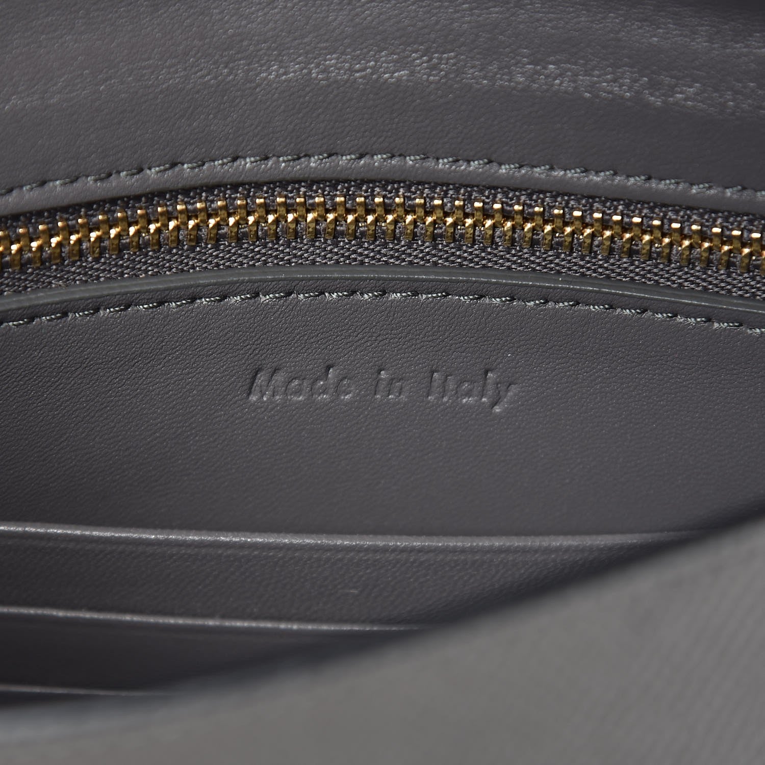Celine Baby Grained Calfskin Small Trotteur Grey 6 of 7
