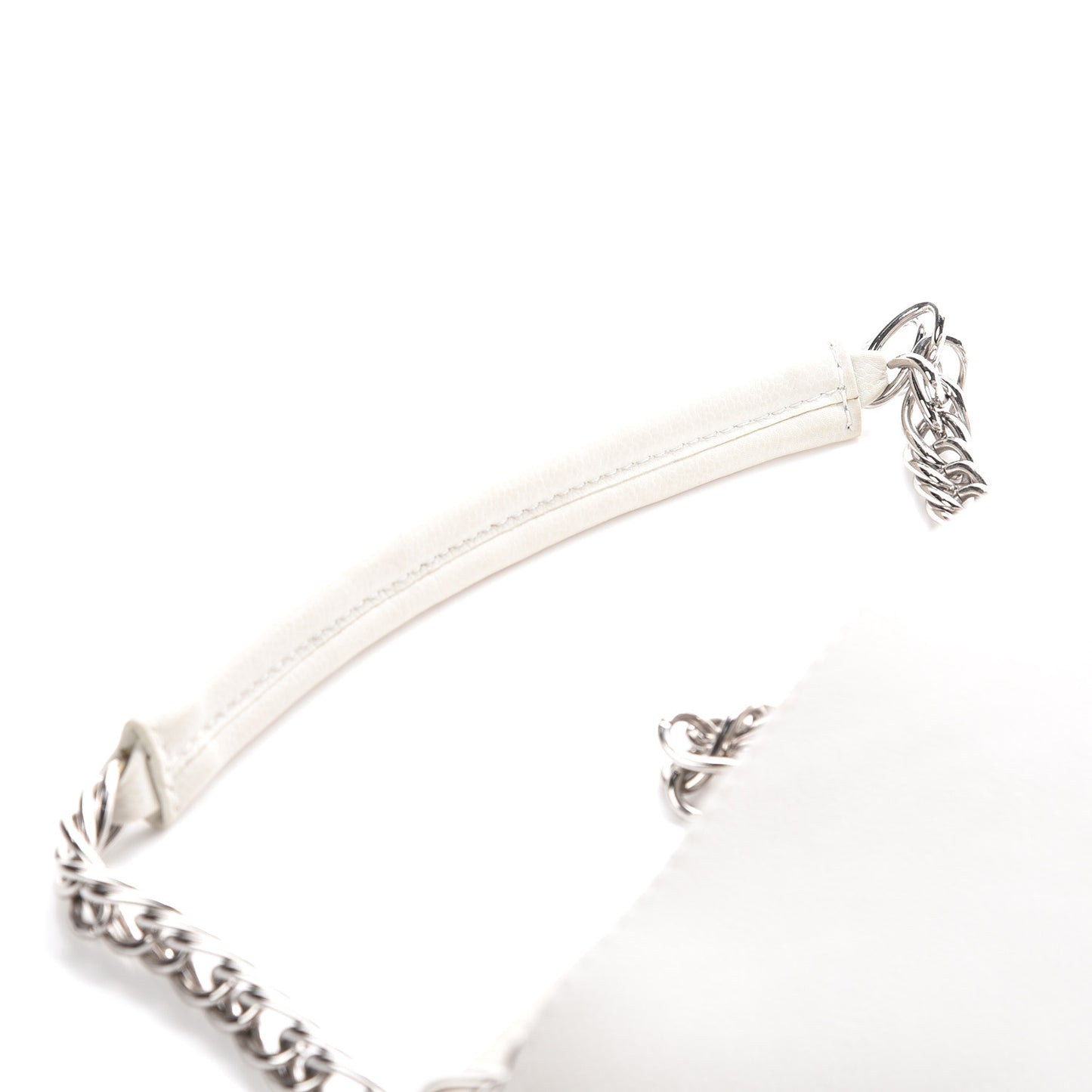 Caviar Large CC Tuck Tote Ivory