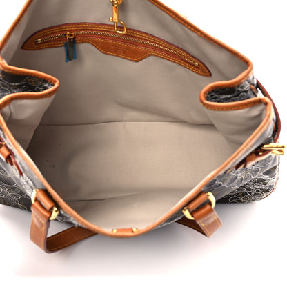 Louis Vuitton Monogram Dentelle Batignolles Horizontal Silver 5 of 16