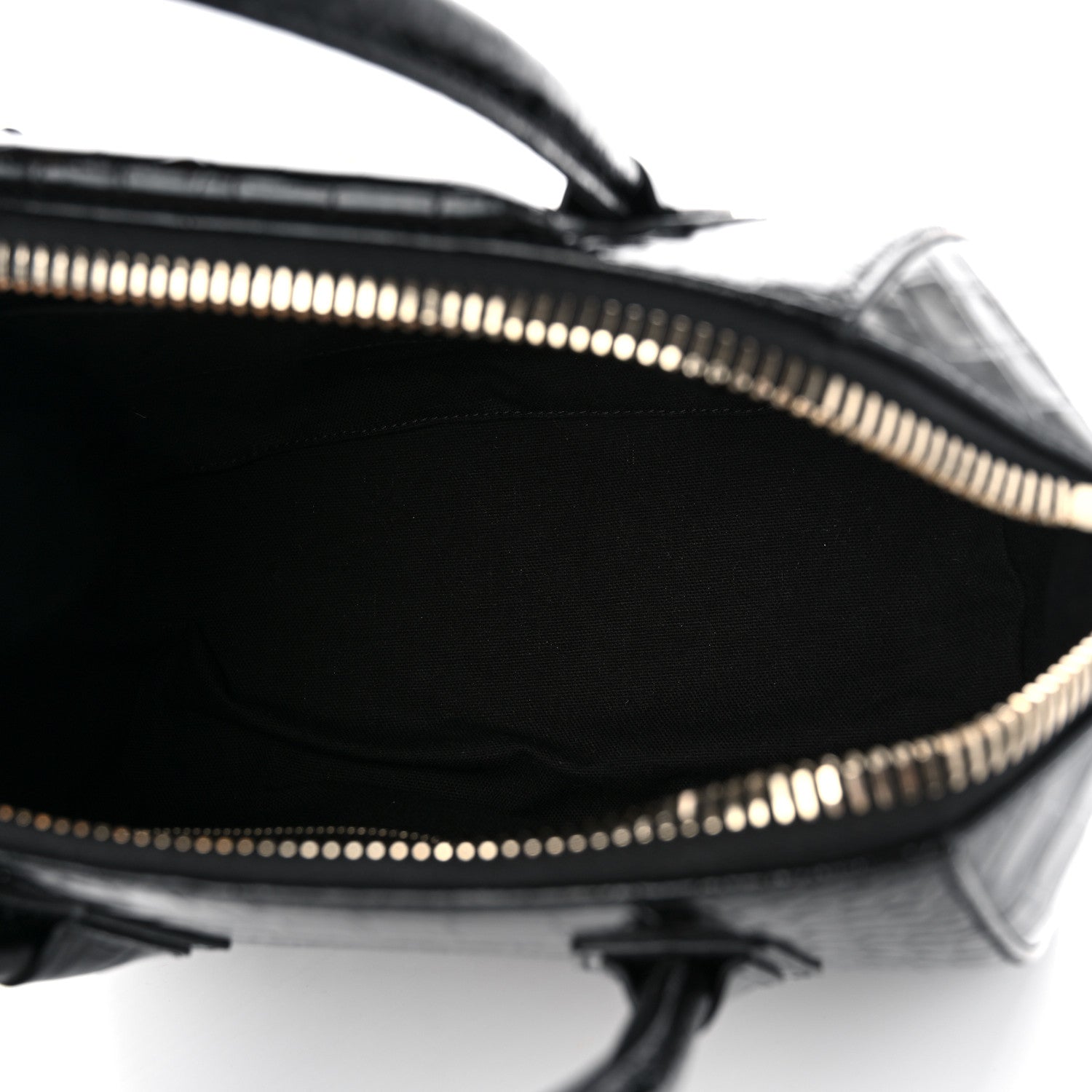 Givenchy Calfskin Crocodile Embossed Small Antigona Black 5 of 10