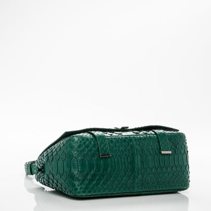 Proenza Schouler Python PS Courier Bag Green 4 of 7