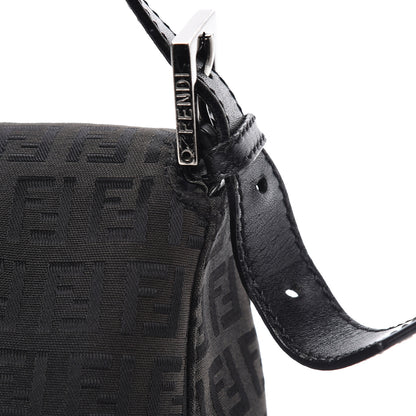 Fendi Zucchino Mama Baguette Black 16 of 17
