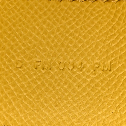 Hermes Epsom 40mm Hexagone Tressage Shoulder Strap Rouge H Jaune de Naples Gold 5 of 6