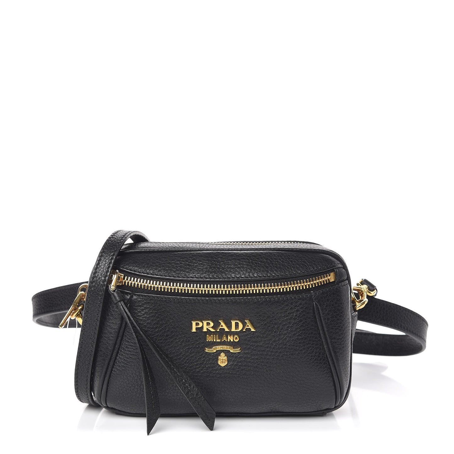 Vitello Daino Belt Bag Black