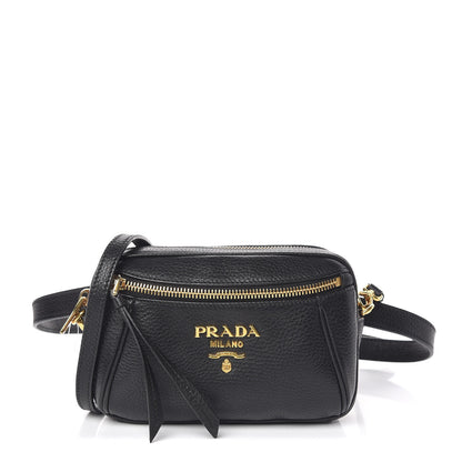 Prada Vitello Daino Belt Bag Black 1 of 9