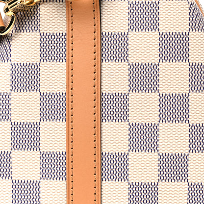 Louis Vuitton Damier Azur Braided Speedy Bandouliere 30 Blue 16 of 17