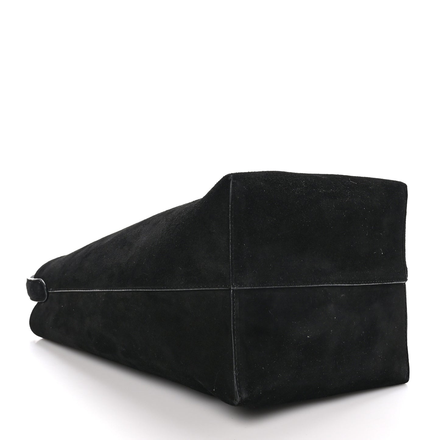 Suede Calfskin Medium N/S Park Tote Black