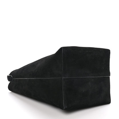 The Row Suede Calfskin Medium N/S Park Tote Black 4 of 10