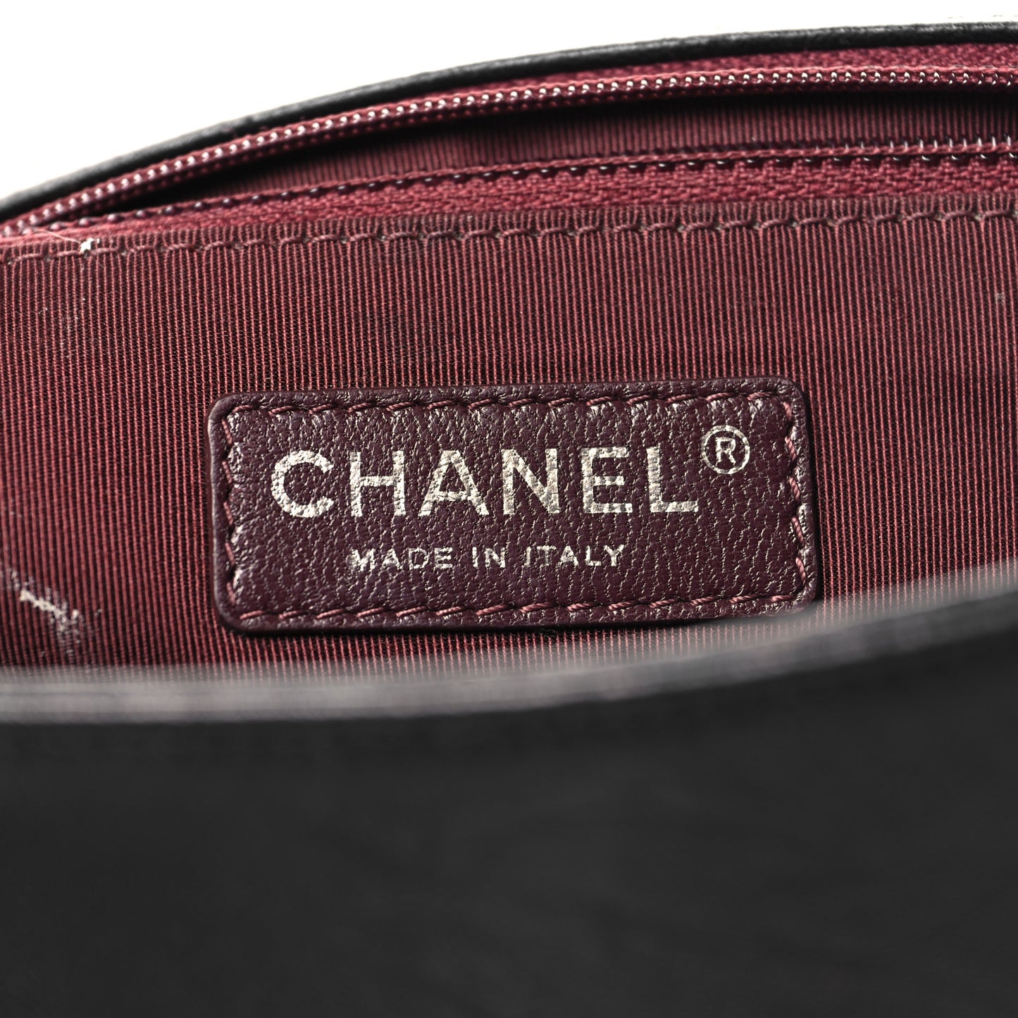 Crumpled Lambskin New Medium Studded Boy Flap Black