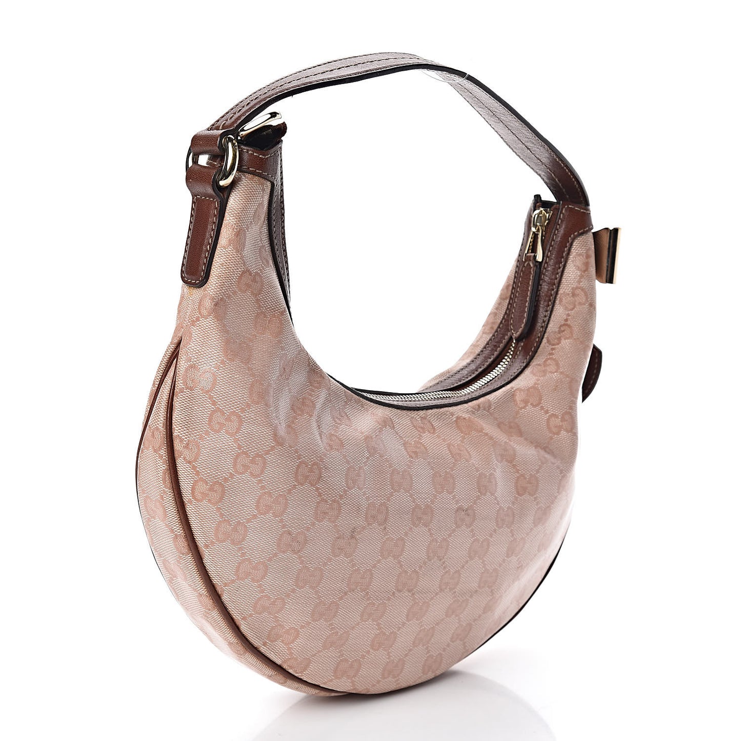 Crystal Monogram Mini Duchessa Hobo Pink