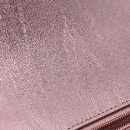 Chanel Metallic Calfskin Quilted Mini Rectangular Flap Pink 12 of 12