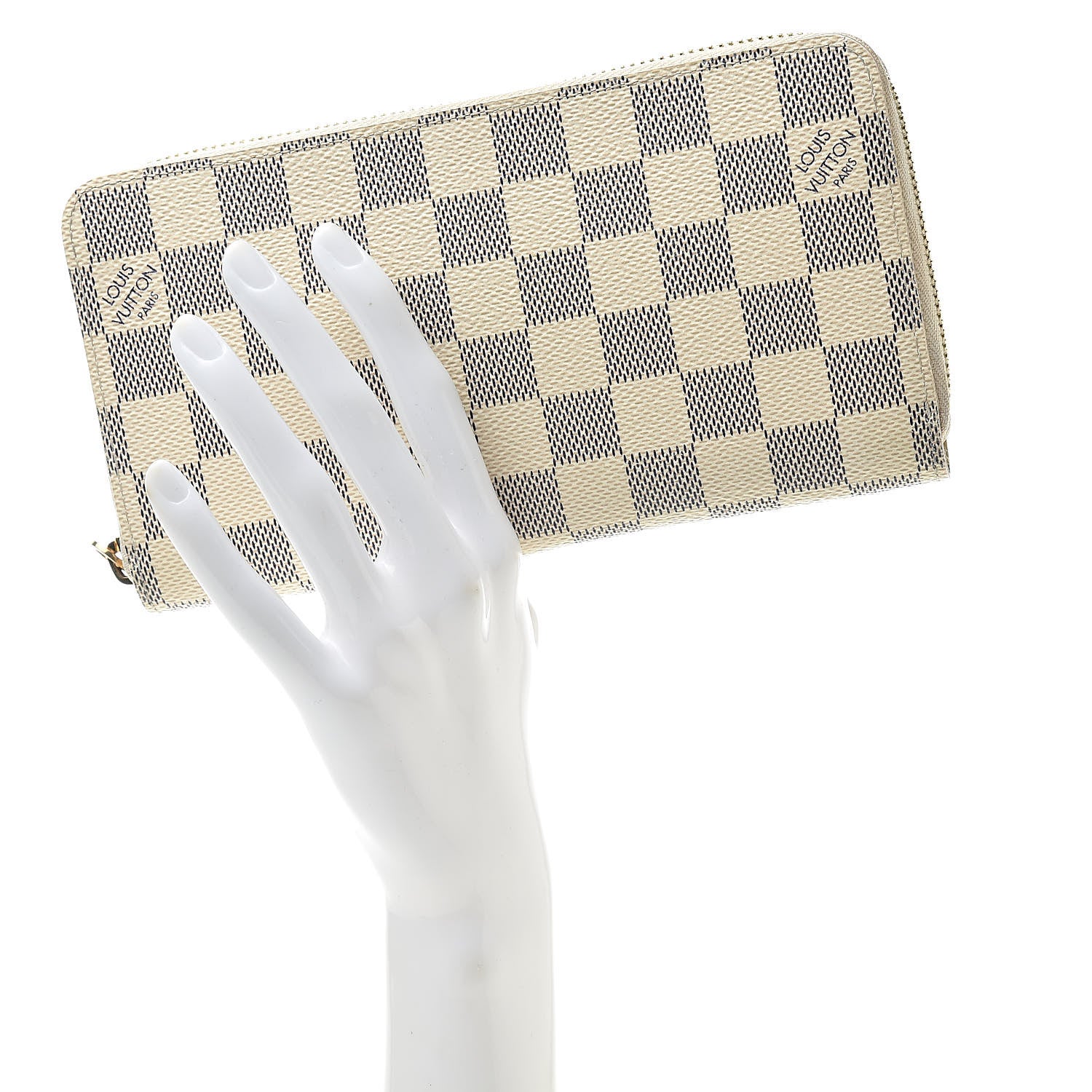 Louis Vuitton Damier Azur Zippy Wallet 2 of 14