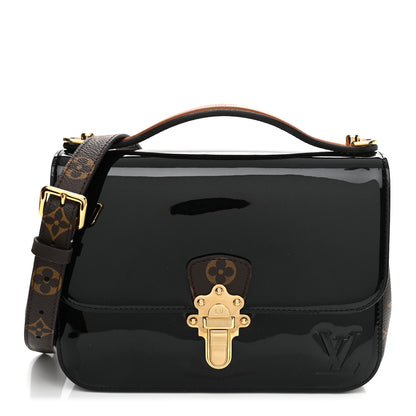 Louis Vuitton Patent Calfskin Monogram Cherrywood BB Black 1 of 11
