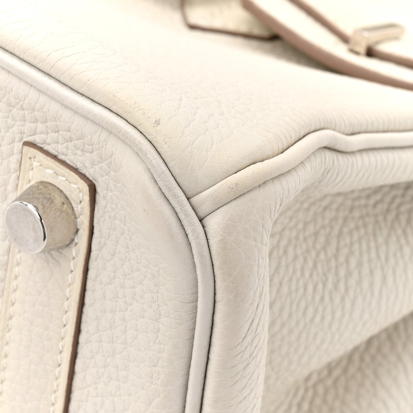 Togo Birkin 25 Gris Pale