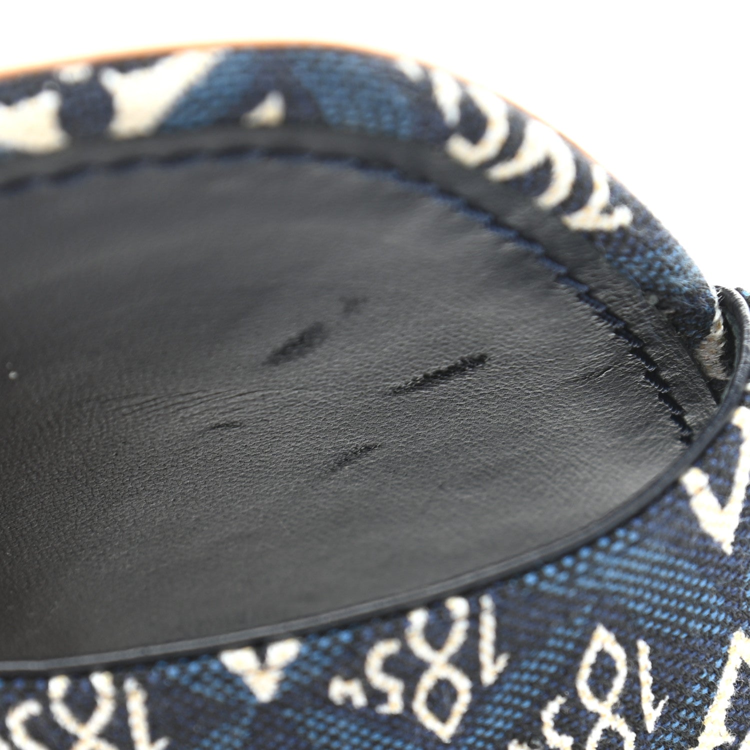 Louis Vuitton Jacquard Since 1854 Lock It Flat Mule 36.5 Blue 9 of 9