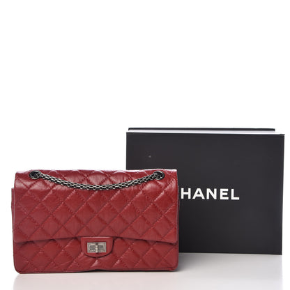 Chanel Aged Calfskin Quilted 2.55 Reissue 226 Flap Red 12 of 12