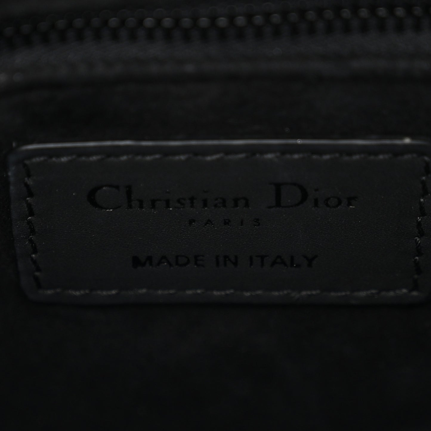 Ultra Matte Calfskin Cannage Small My ABCDior Lady Dior Black