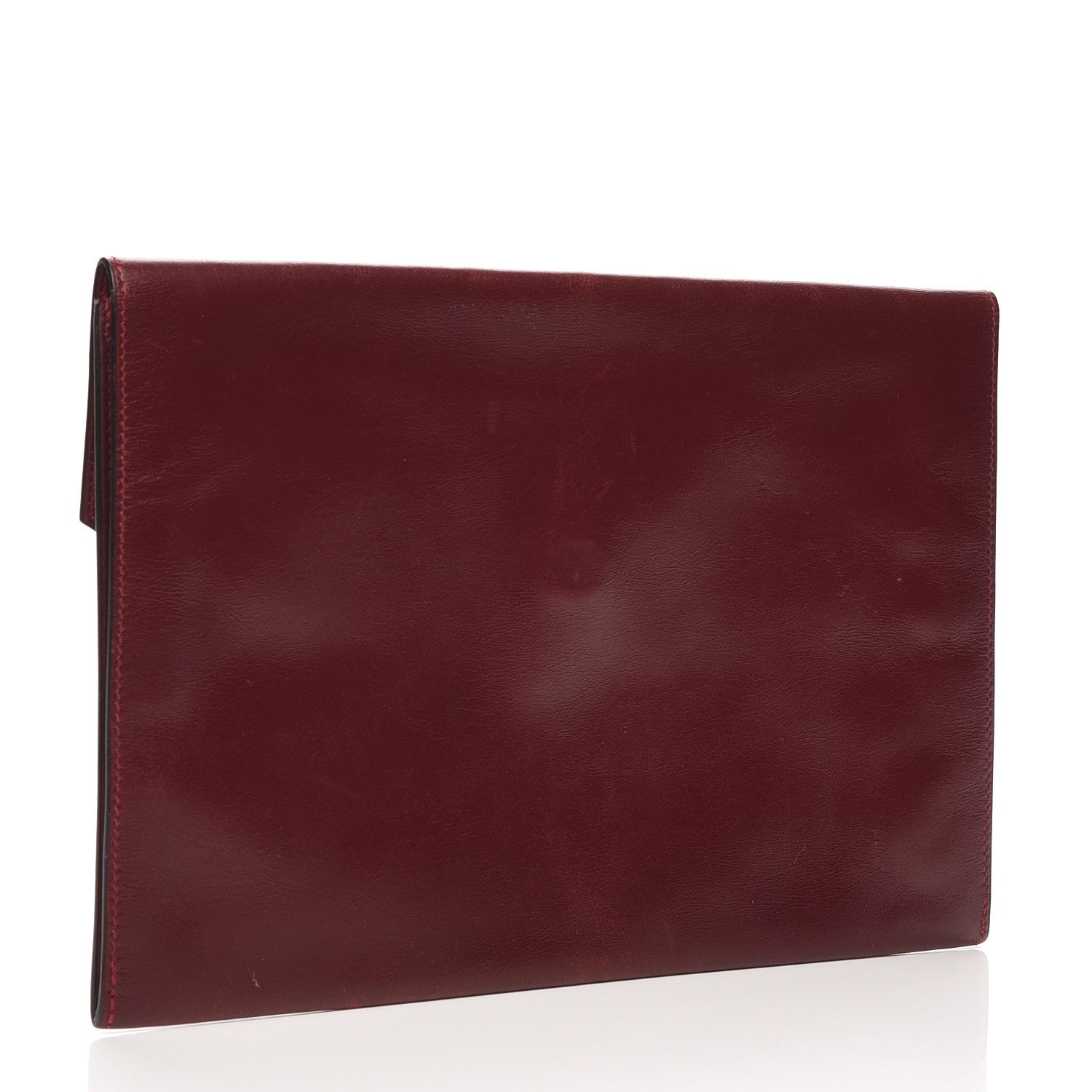 Hermes Box Pochette Rio Clutch Rouge H 3 of 14