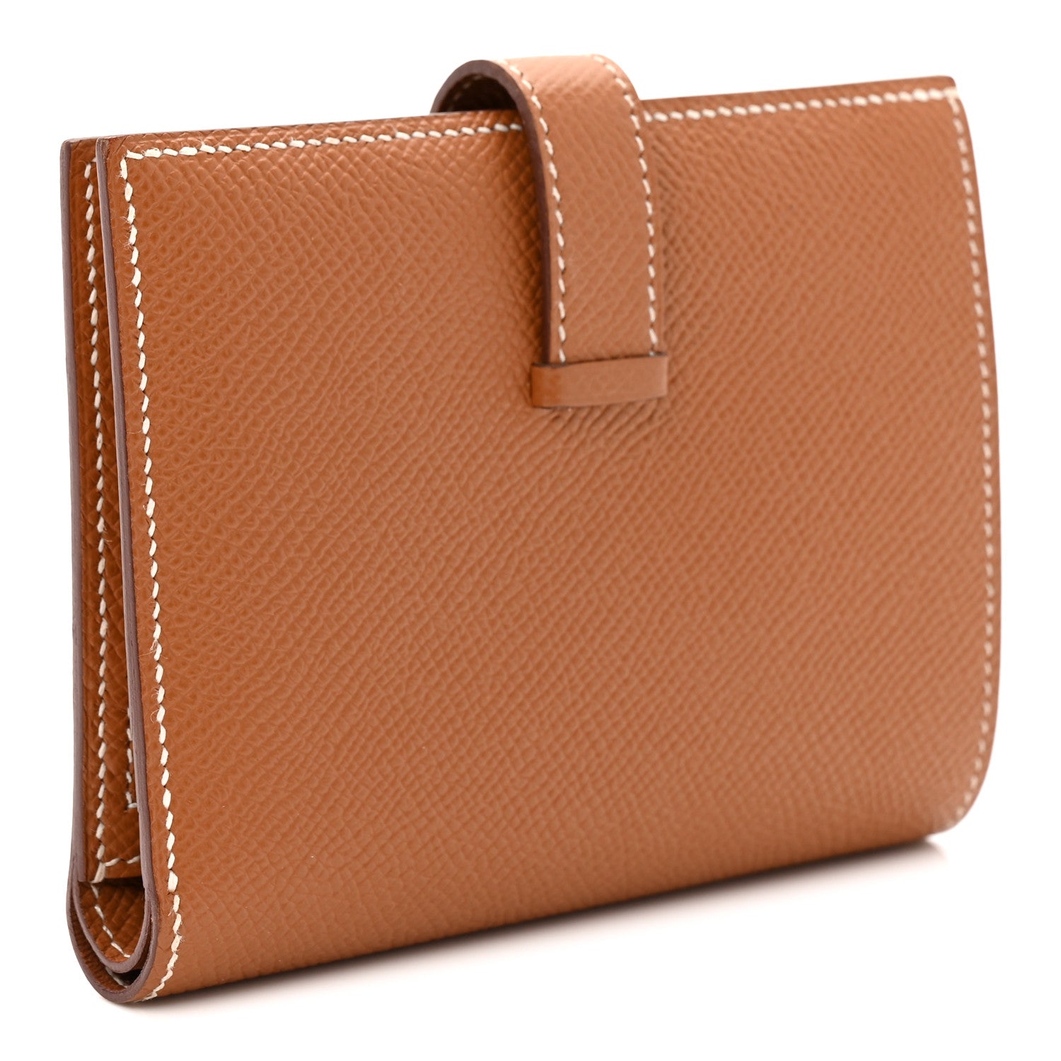 Hermes Epsom Bearn Compact Wallet Gold 3 of 6