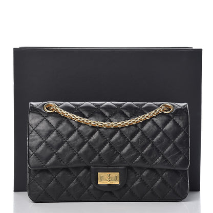 Chanel Aged Calfskin Quilted 2.55 Reissue 225 Flap Black 11 of 11