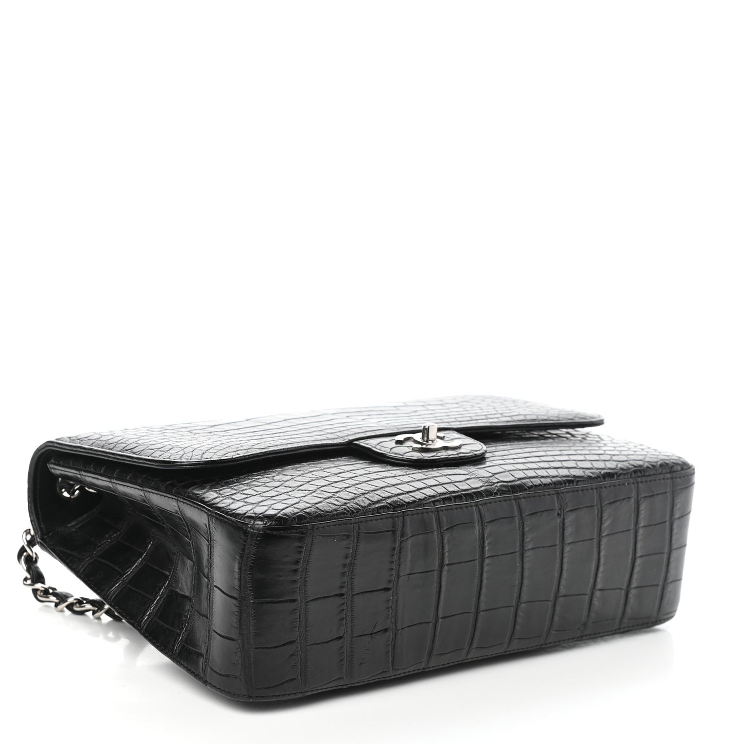 Alligator Jumbo Single Flap Black