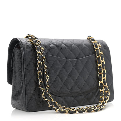 Chanel Caviar Quilted Medium Double Flap Black 3 of 11