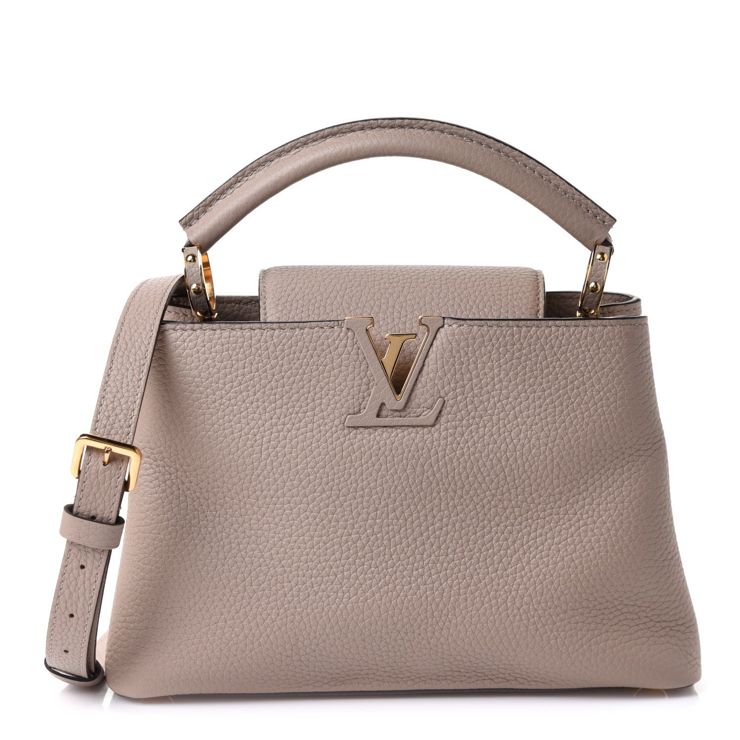 Louis Vuitton Taurillon Capucines BB Galet 1 of 10